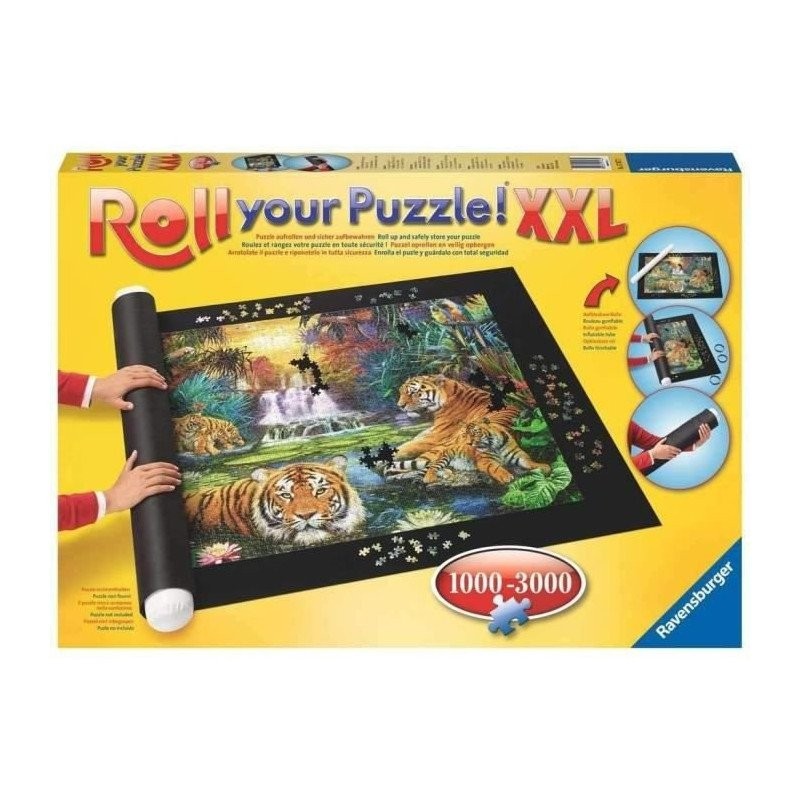 Tapis de puzzle XXL libérateur d'espace pour trier 3000 pièces sur la table du salon