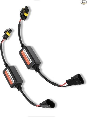 2 PCS Car LED Decoder, Radio Audio Led Filter, Warning Error Fault Decoder to Fi
