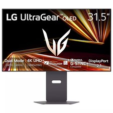 LG - UltraGear 32" OLED Dual Mode 4K UHD 240Hz, FHD 480Hz 0.03ms G-SYNC Com...