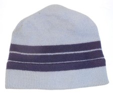 Vermont Originals Wool 3 pt Ski Winter Beanie Hat Y2K Vintage Purple/Gray S40