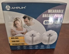 Amplim Manual Wearable in-Bra Breast Pump GEN4 Silicone Milk Catcher Shell | NEW