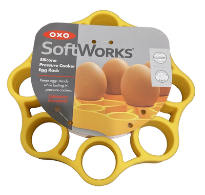 #ad OXO SoftWorks Silicone Pressure Cooker Egg Rack Good Grips Keeps Egg Steady $5.97