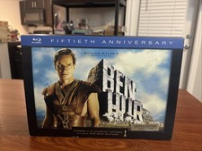 Ben-Hur 2012 Blu-ray/Dvd, 4-Disc Set, Fiftieth Anniversary with Slipcover