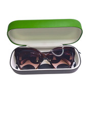 Kate Spade Sunglasses Brown Cat Eye- Savanna -Authentic NEW with case and cloth 