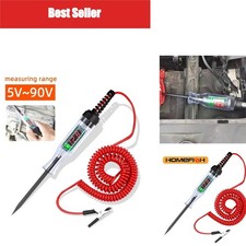 6V 12V 24V Car Voltage Circuit Tester Pen 5V-90V Digital LCD Test Light Probe