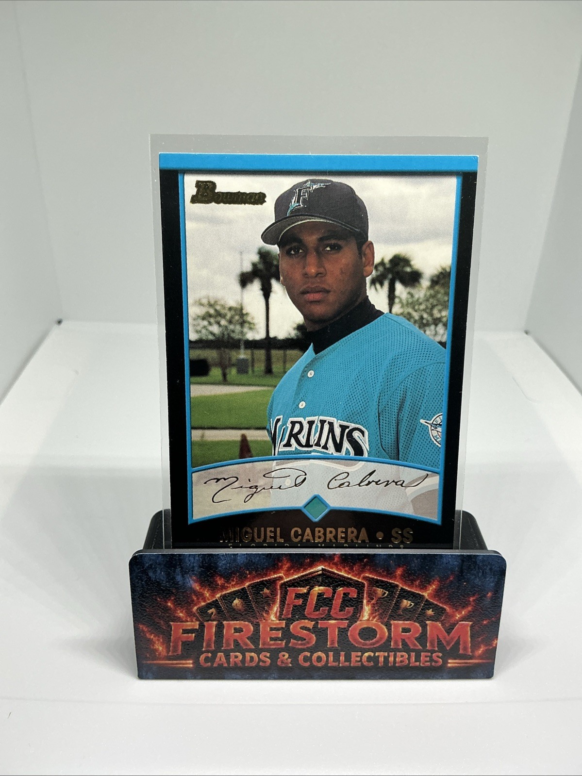 2001 Bowman #299 Miguel Cabrera UER not Him Pictured