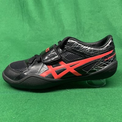 Asics Throw Pro Black Flash Coral Throwing Shoes M6 W7 New Discus Shot Hammer
