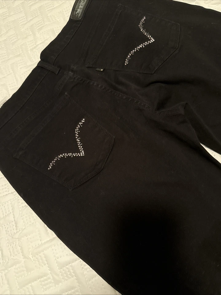 Jeans Levis Perfectly Slimming 512 Denim Negro 14M Foto 2 de 3