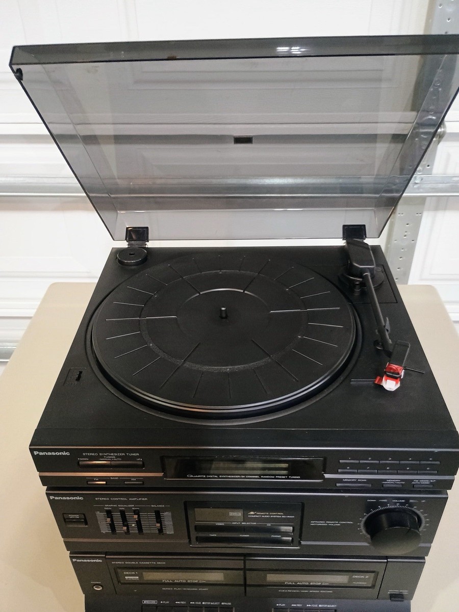 AS IS Vintage Panasonic SG-HM22 Compact Stereo System Turntable