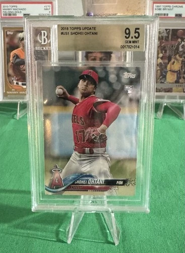2018 TOPPS UPDATE SHOHEI OHTANI  #US1 ROOKIE *GRADED BGS GEM MINT 9.5* ANGELS