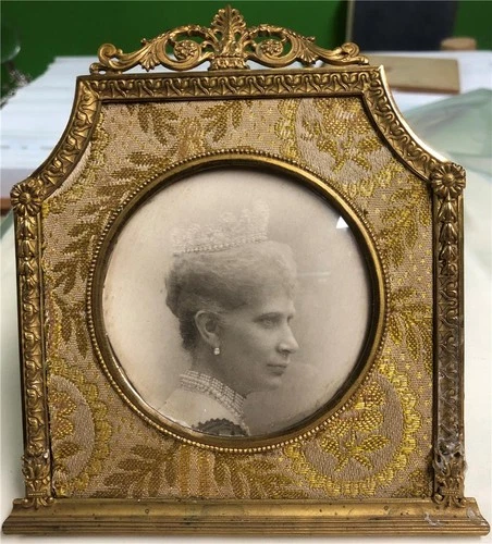 Princess Louise of Sweden (1851-1926). Queen Denmark. Original frame.