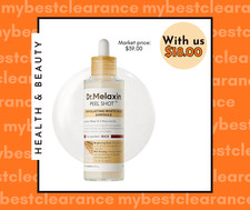 Dr.Melaxin Peel Shot Glow Rice Peeling Ampoule 80ml Daily Soft Exfoliating Face