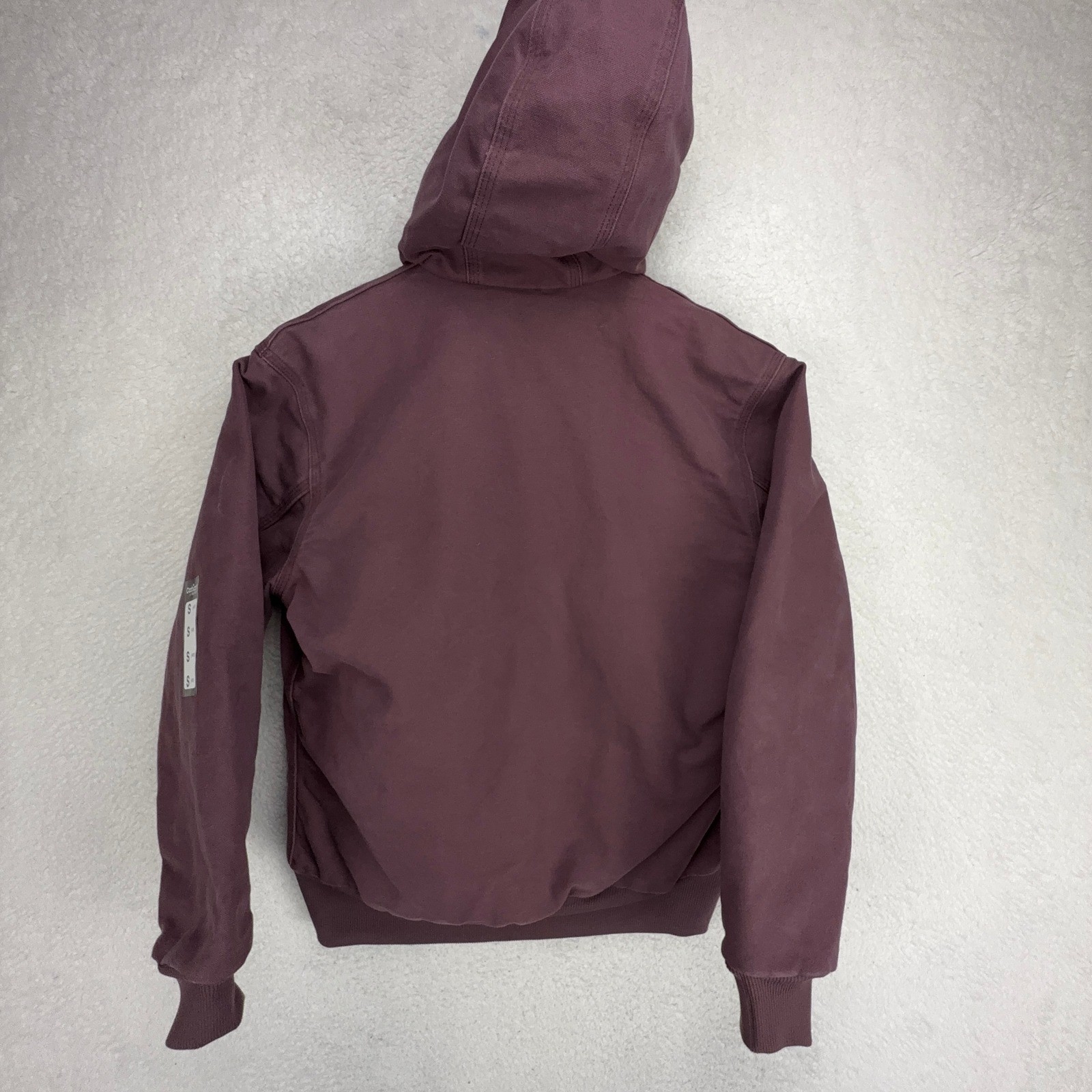 Carhartt Active Jacket Quilt Lined Womens Small WJ130 DPM Dusty Plum Purple NWT image 2