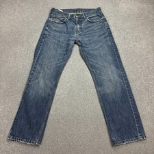 Levis 505 Jeans Adulte 30x30 Bleu Denim Rouge Tab Medium Wash Pantalon...