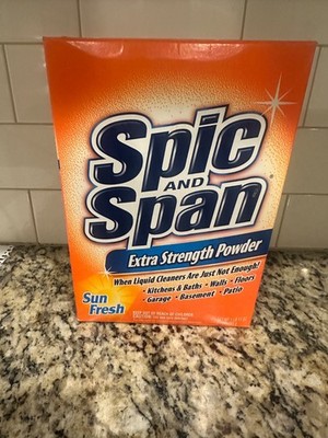 Spic and Span  Extra Strength Powder: Sun Fresh 27 OZ NOS Discontinued 1Lb11Oz