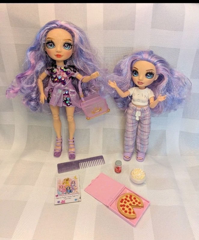 Rainbow High Violet Willow and Violet Willow Jr. High PJ Party Doll