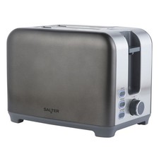 Salter Cosmos 2-Slice Toaster Electric 7 Variable Browning Control Grey 930W