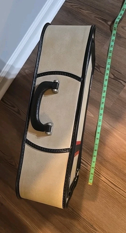 Equipaje vintage Grasshopper bronceado años 60 20,5 pulgadas x 15,5 pulgadas x 4,5 pulgadas maleta Foto 3 de 4