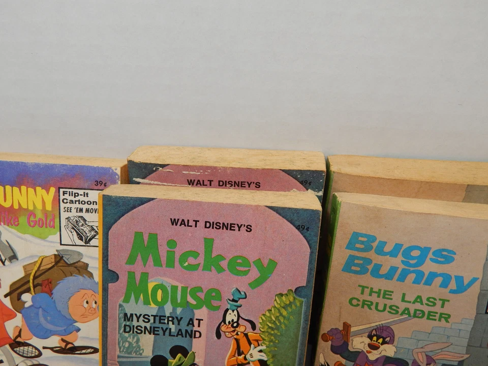 Lot of 16 A Little Big Books - Mickey, Donald, Goofy, Popeye | Vintage 1960s-70s - Image 4 of 4