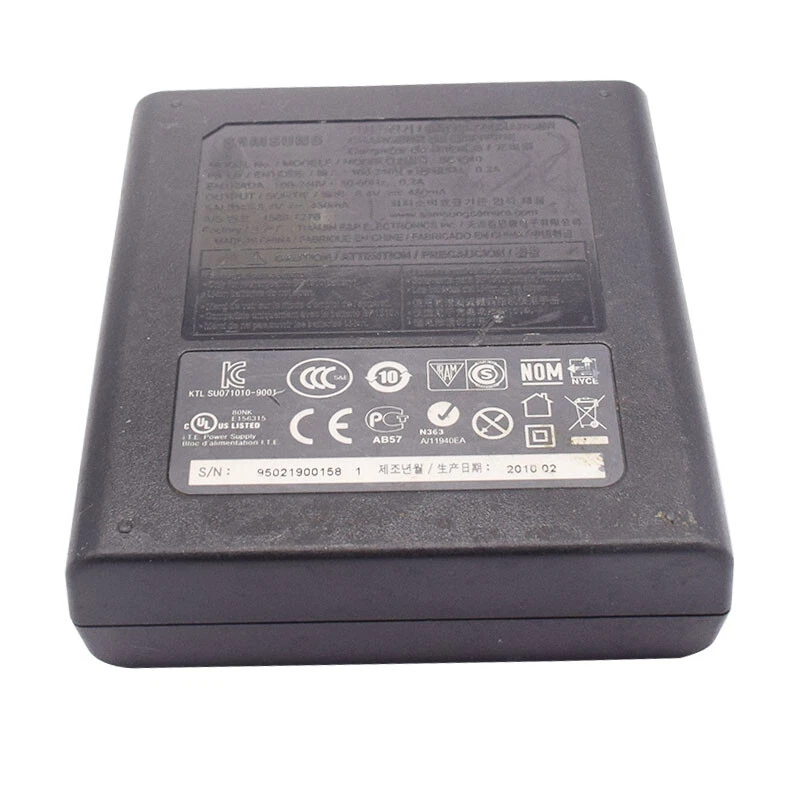 Cargador de batería original Samsung BC1310 BP1310 para NX5 NX10 NX11 NX20 NX11 NX100 Foto 3 de 4