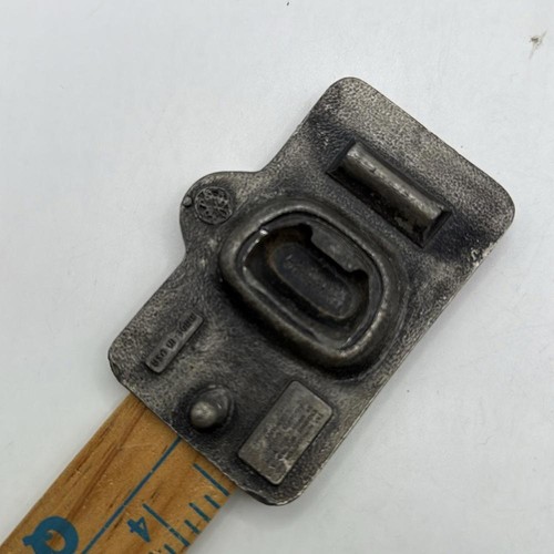 Vintage Coors Silver Tone Belt Buckle Bottle Opener Made In USA FLAW - Picture 11 of 13