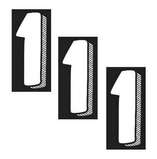 Car Dealer Stickers EZ Car Dealer Windshield Sticker Decals - 3 Pack Large Vinyl Numbers In Green & Black Car Dealer Number Decals - Foto 2