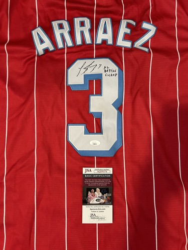 Luis Arraez Signed Autographed Miami Marlins Sugar Kings Jersey JSA COA - Picture 2 of 5