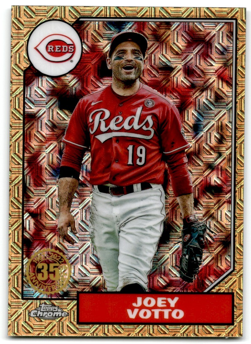 2022 Topps Baseball Chrome Silver Pack Joey Votto. Cincinnati Reds