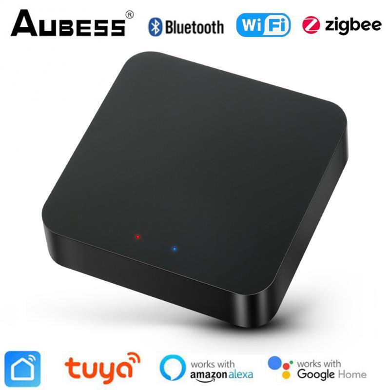 Tuya Smart Gateway Hub WiFi Bluetooth ZigBee Home Automation Bridge App Control
