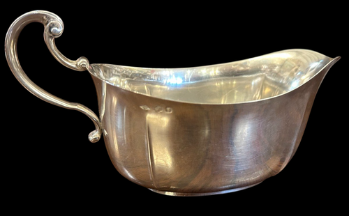 Antique Christofle Sterling Silve Sauce Boat with Handle Hallmarked 19th Century - Picture 14 of 14