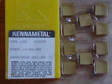 10 pcs  SPG 432  KENNAMETAL  KC850  coated Carbide Inserts  New in Box