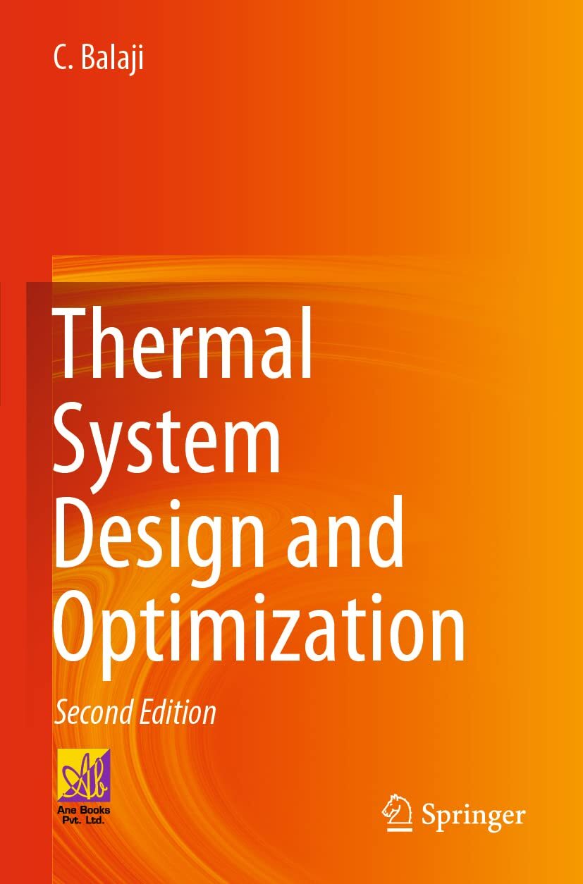 9783030590482 Thermal System Design and Optimization - C. Balaji