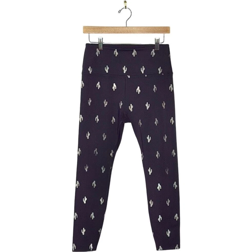 beyond-yoga cactus print high waist dizzy cactus leggings