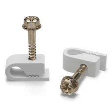 THE CIMPLE CO - Single Coaxial Cable Clips Cat6 Electrical Wire Cable Clip 1/...