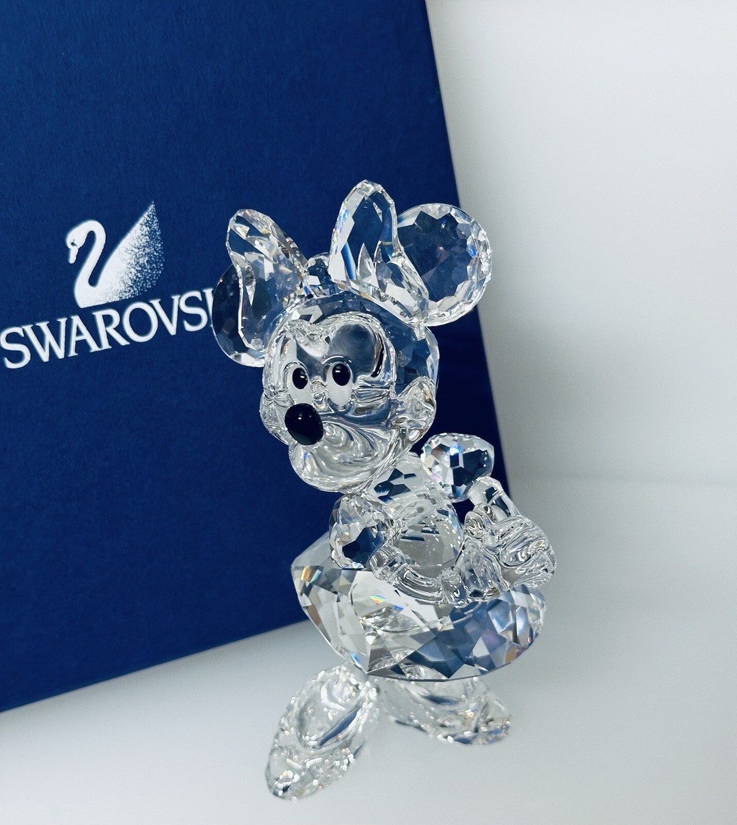NIB Swarovski Disney Showcase 2005 Minnie Mouse Crystal Clear