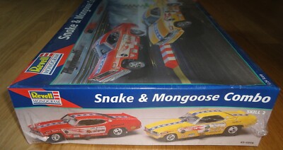 REVELL MONOGRAM SNAKE & MONGOOSE FUNNY CAR COMBO 1:24 sealed