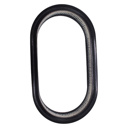 Polished Aluminum 15" Oval Retro Full Finned Air Cleaner Assembly Kit Universal - Bild 9 von 10