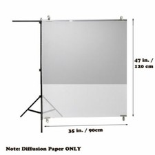 Superior Seamless Photography Diffusion Paper Sheet Camera Flash Diffuser Sheets