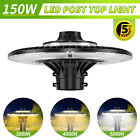 150W Led Circular Area Light Dusk To Dawn Commercial Post Top Light 3000K-5000K
