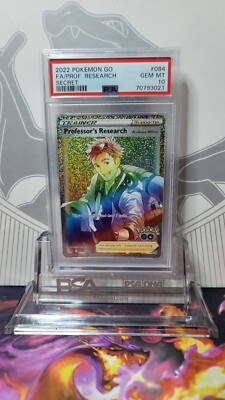 PSA 10 Professor's Research Pokmon GO 084/078 Gem Mint Holo Secret Rare Pokemon | eBay PSA 10 Professor's Research Pokmon GO 084/078 Gem Mint Holo Secret Rare Pokemon | eBay