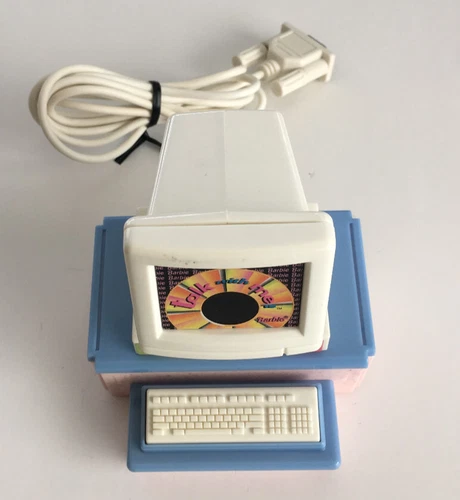 Barbie - “Talk With Me” Computer And Cord Only Mattel Vtg 1997