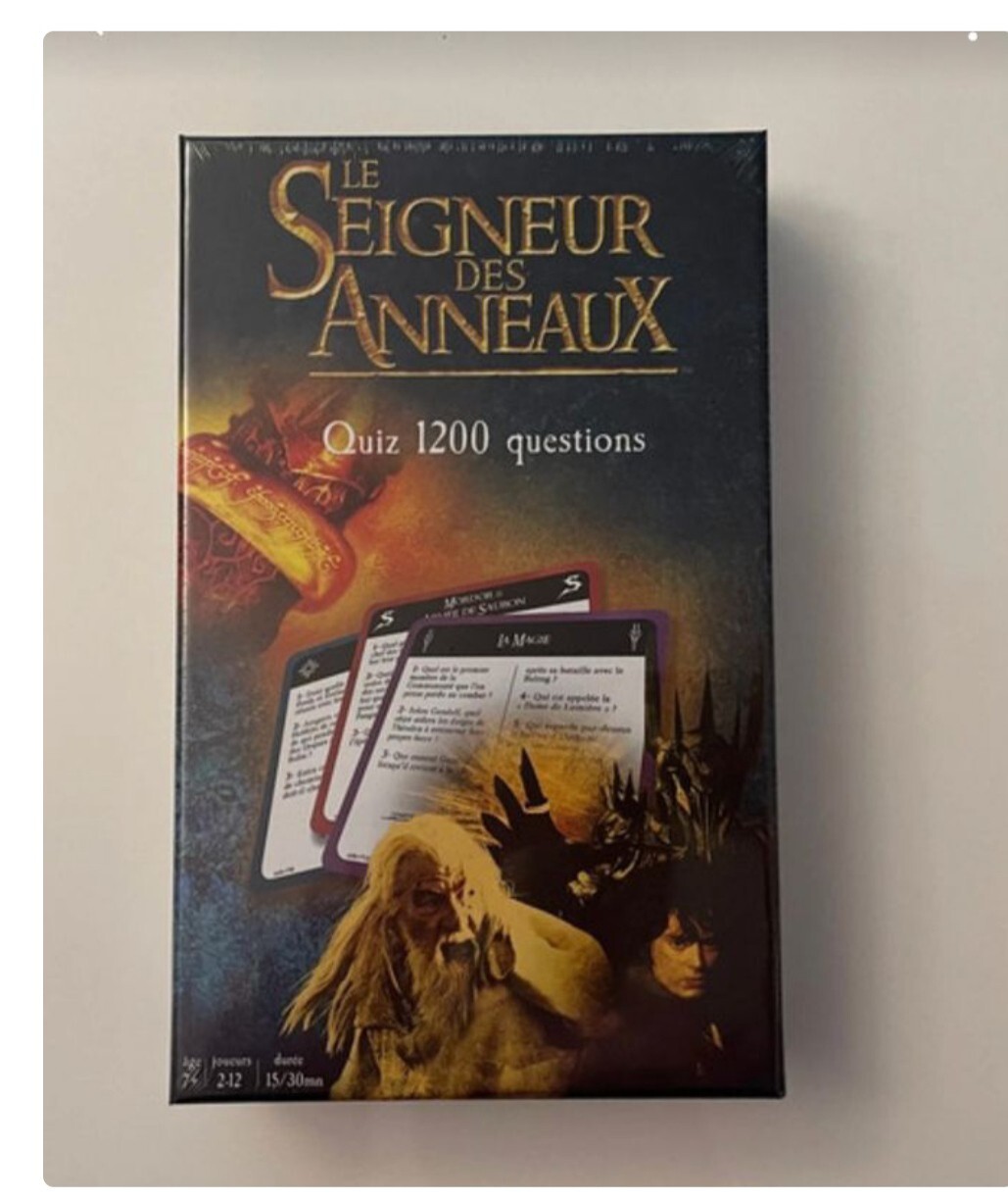 Jeu de société Le Seigneur des Anneaux idéal pour jouer en duo ou à plusieurs