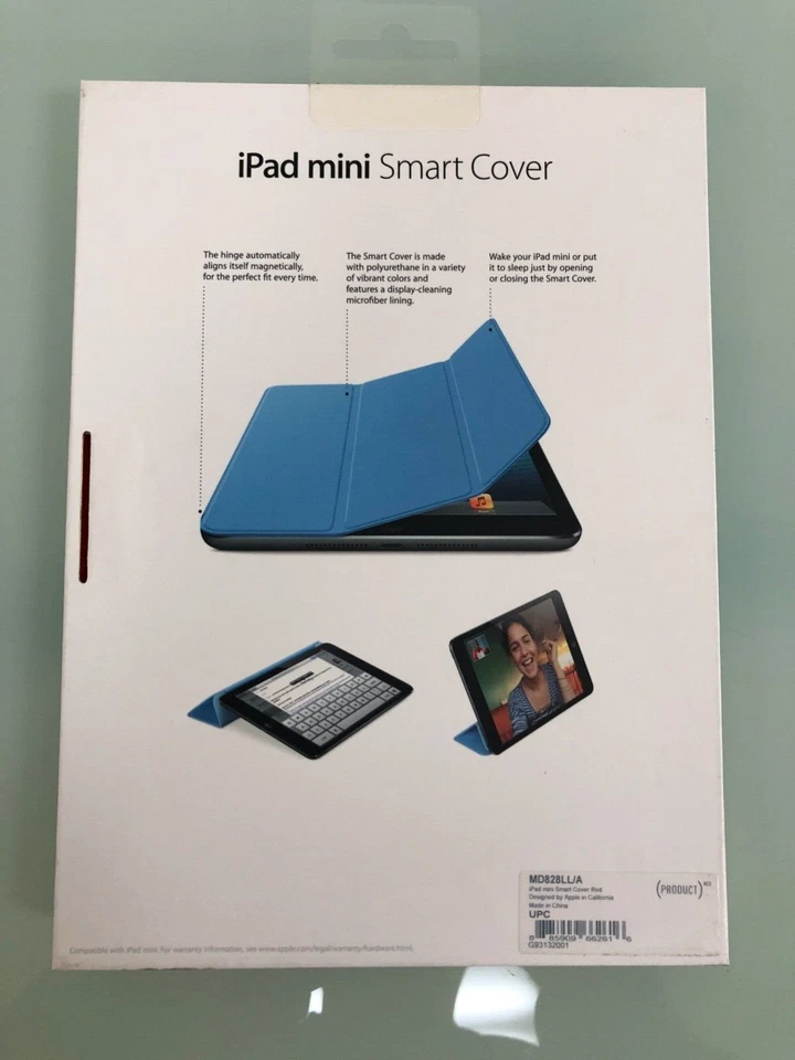 iPad mini Smart Cover RED for iPad mini, iPad mini 2, iPad mini 3 - SEALED BOX - Image 2 of 2