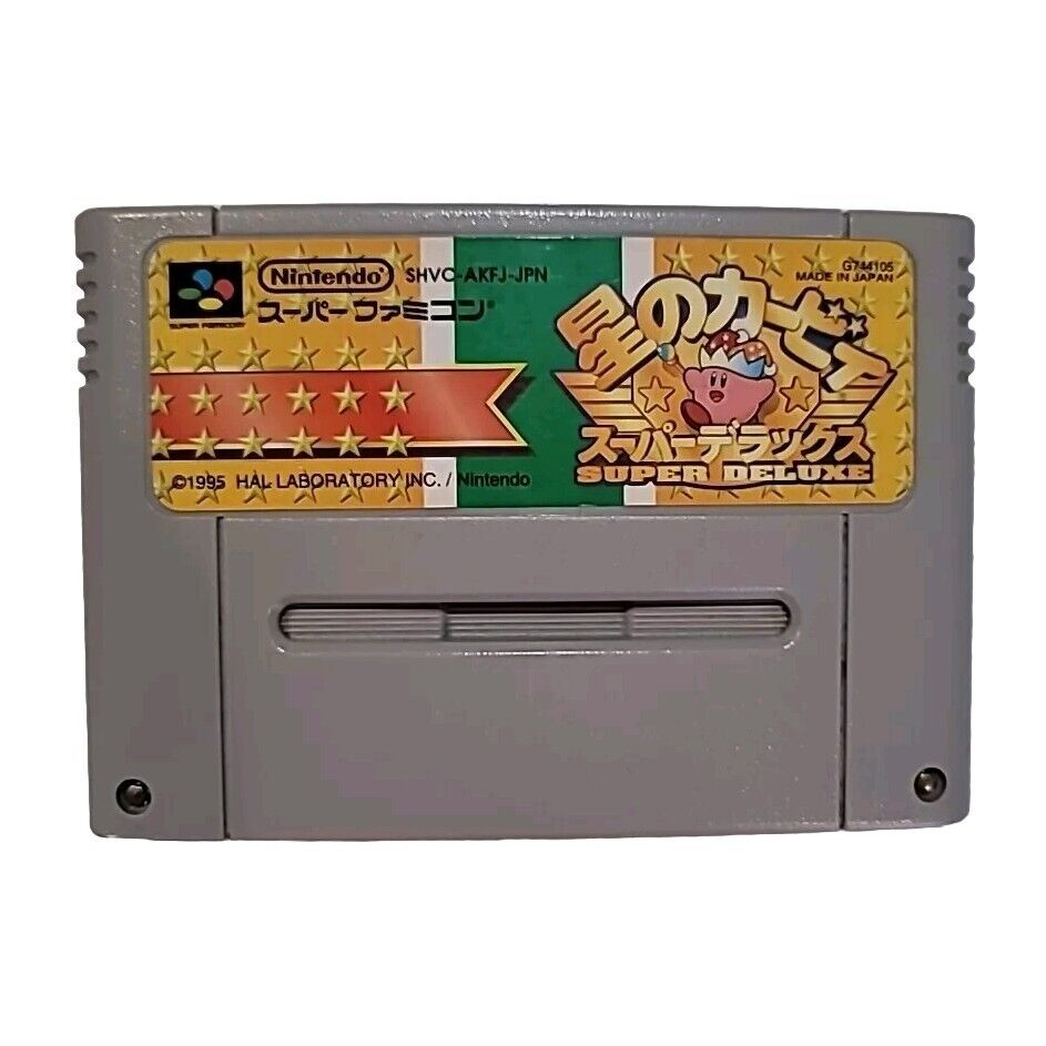 SNES Kirby Super Star Super Deluxe Nintendo Super Famicom SNES Kirby Super Star Super Deluxe Nintendo Super Famicom