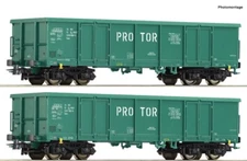 Roco Eaos Protor Hopper Car Set 77032 HO Scale DC