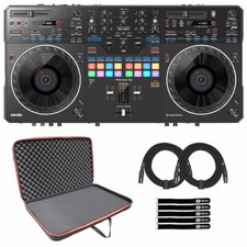 Pioneer DDJ-REV5 Scratch Style 2-Channel Rekordbox Serato DJ Controller w Cas...