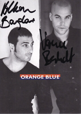 Autogramm - Orange Blue