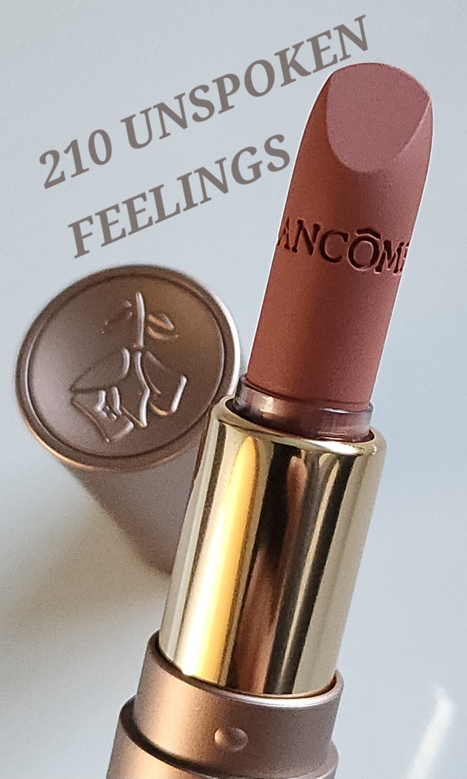 Lancome L'Absolu Rouge Intimatte 210 UNSPOKEN FEELINGS Matte Lipstick  size 1.6g