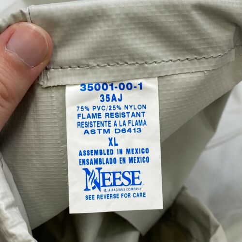 Neese Men's Grey Universal 35AJ Hooded Rain Jacket Size XL B97 - Picture 3 of 3