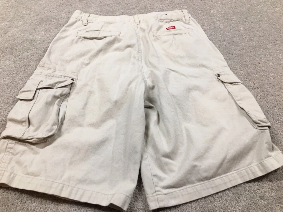 Pantalones Cortos Carga Rawlings, Para Hombre 34” Cintura Tostada 100% Algodón 6 Bolsillos Foto 3 de 4